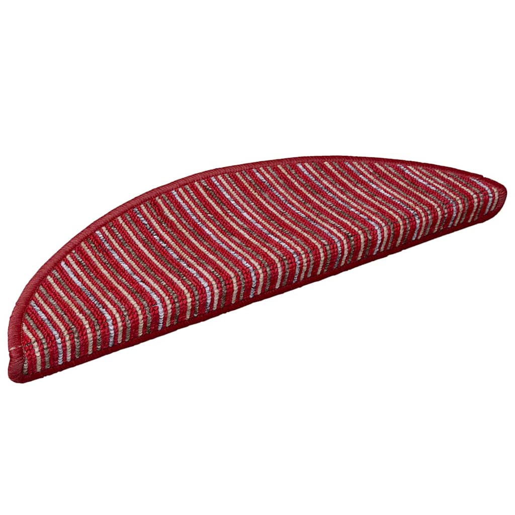 Self-adhesive Stair Mats 15 pcs Red