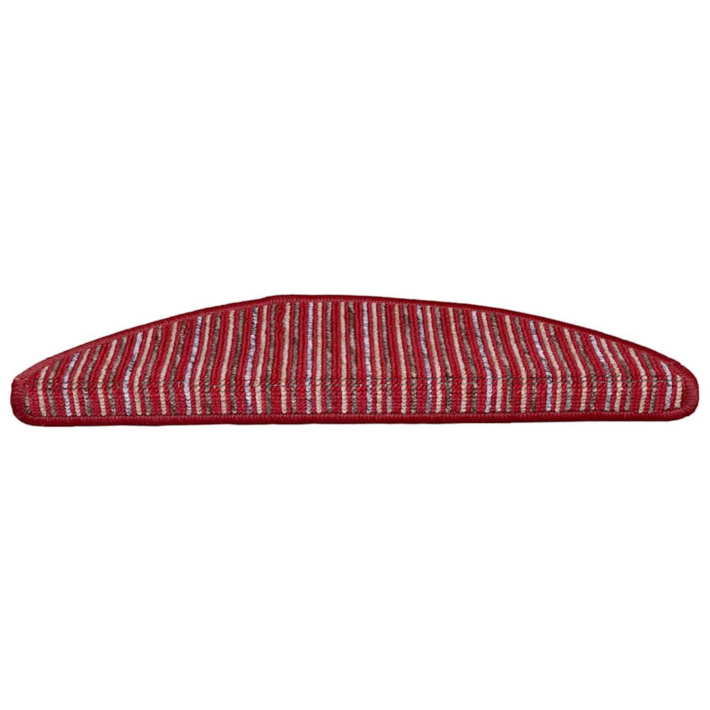 Self-adhesive Stair Mats 15 pcs Red