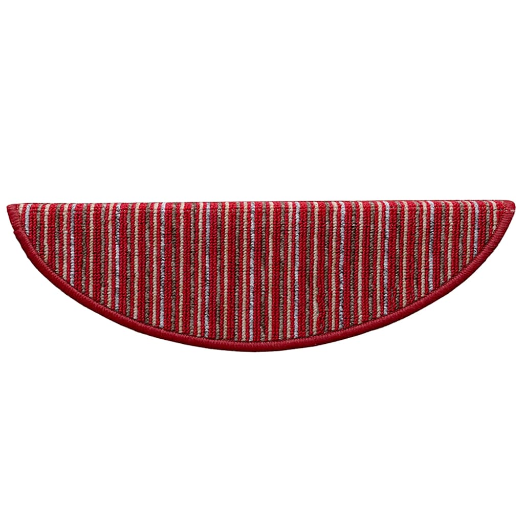 Self-adhesive Stair Mats 15 pcs Red