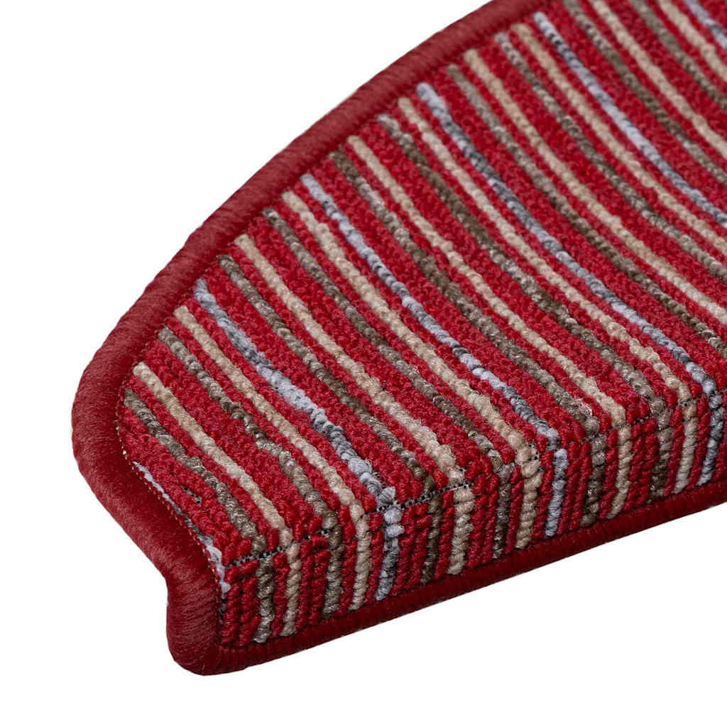Savaime prilipantys laiptų kilimėliai 15 pcs Raudona