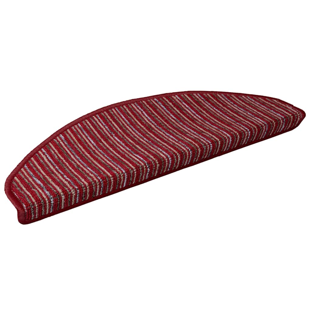 Savaime prilipantys laiptų kilimėliai 15 pcs Raudona