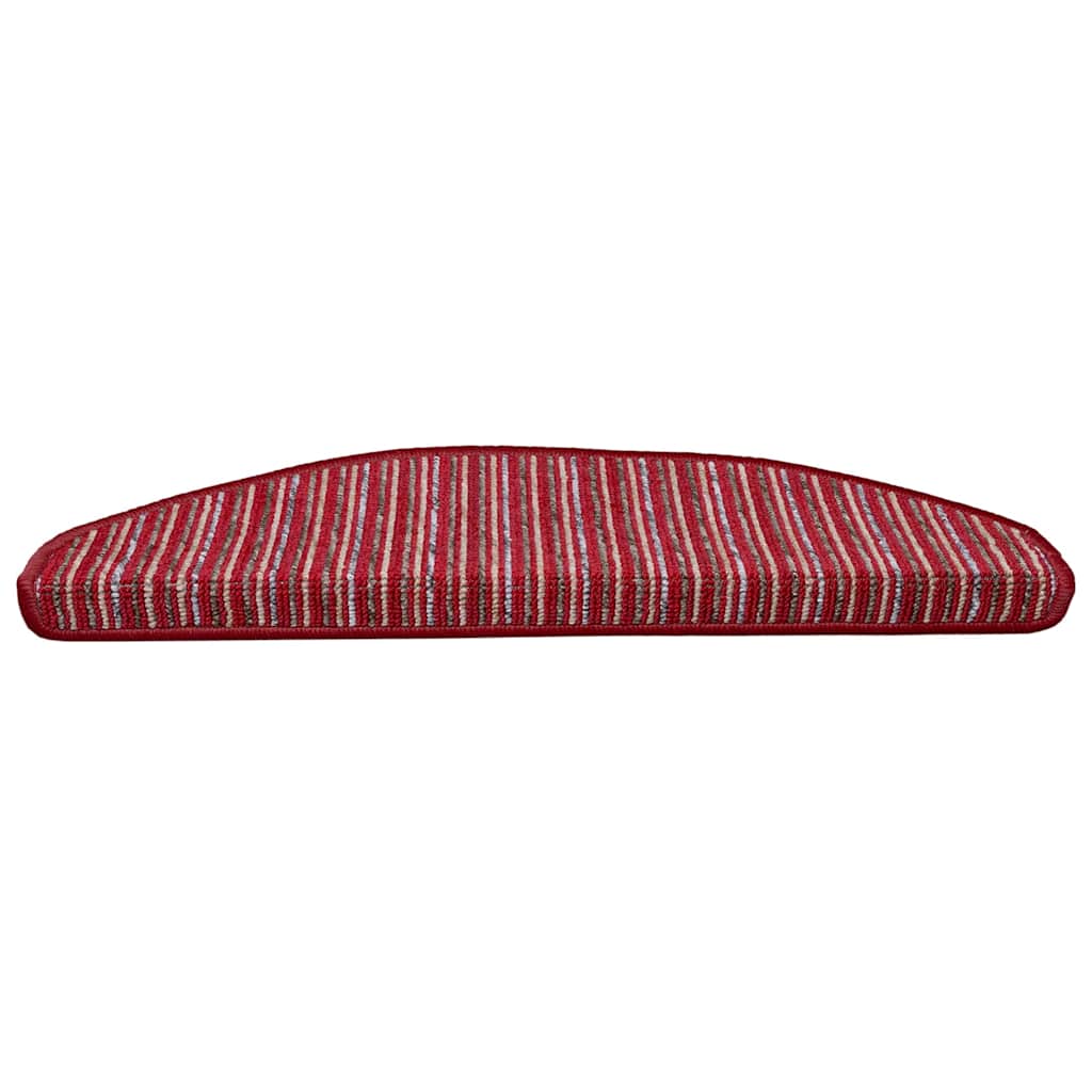 Savaime prilipantys laiptų kilimėliai 15 pcs Raudona