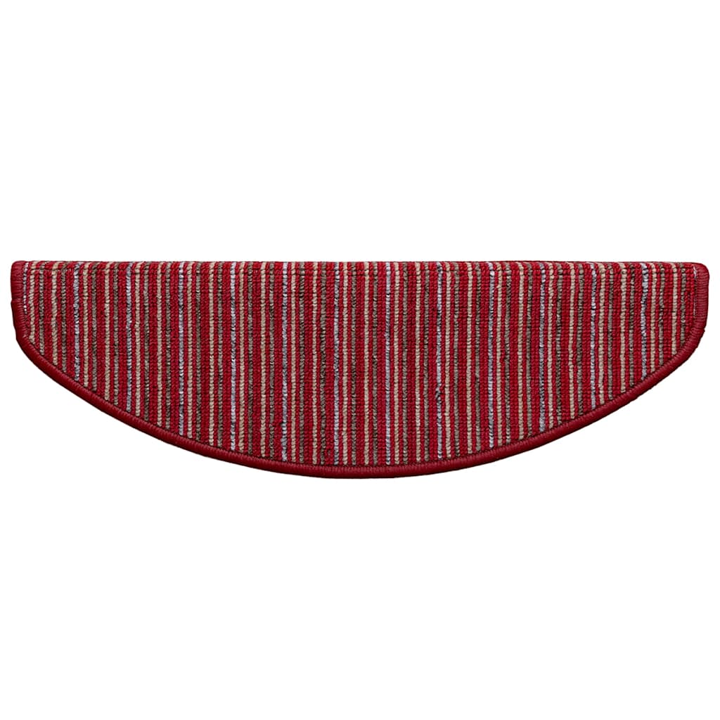 Savaime prilipantys laiptų kilimėliai 15 pcs Raudona