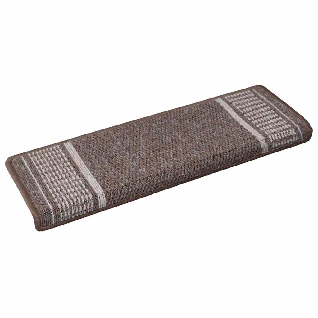 Savaime prilipantys laiptų kilimėliai 15 vnt. 65 x 21 x 4 cm