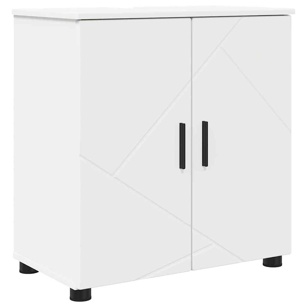 Bathroom furniture set with storage 2 pcs White 61 x 35 x 64 cm