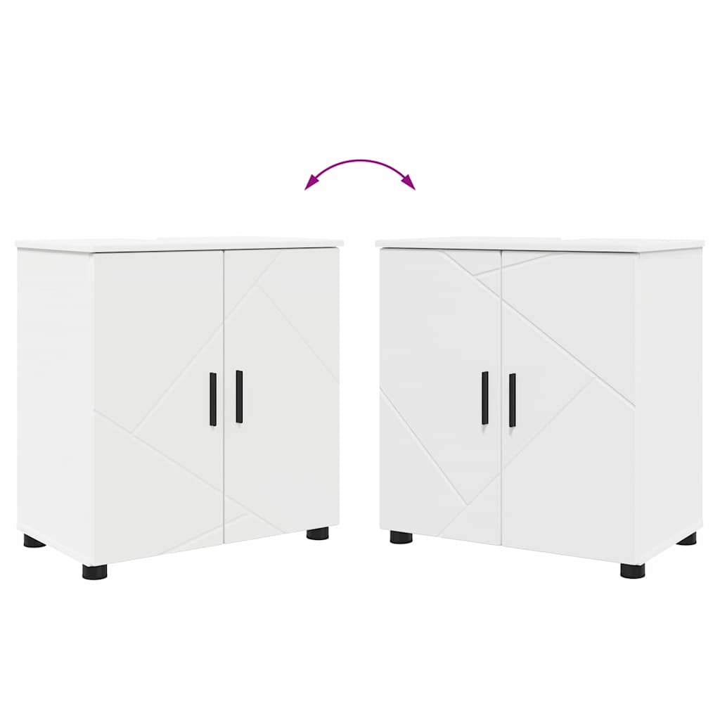 Bathroom furniture set with storage 2 pcs White 61 x 35 x 64 cm