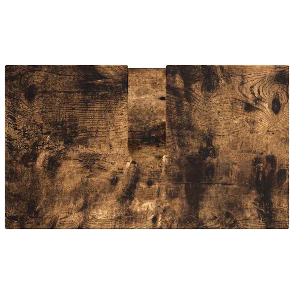 Vonios baldų rinkinys 3 vnt. Rūkyta ąžuolas 61 x 35 x 64 cm