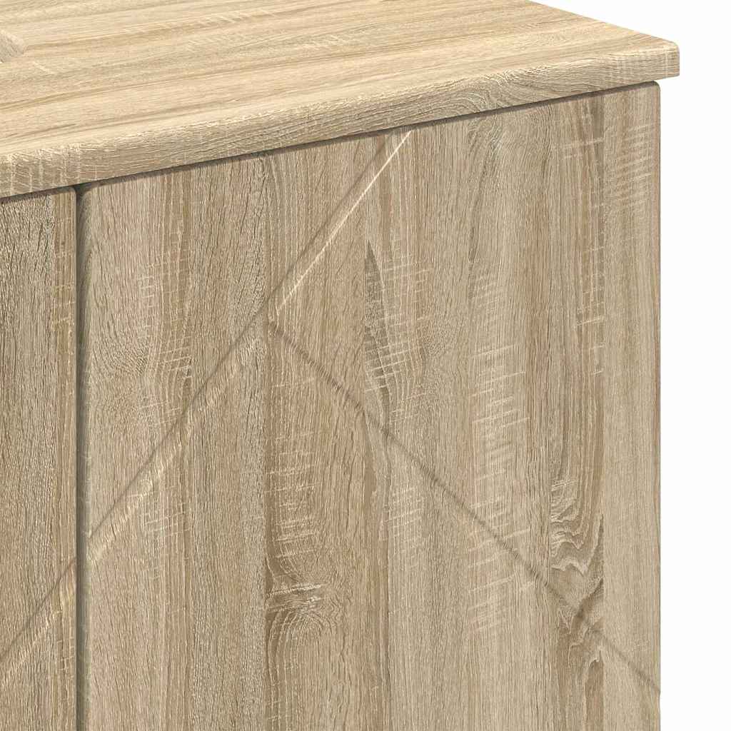 Vonios baldų rinkinys su stalčių 3 pcs Sonoma ąžuolas