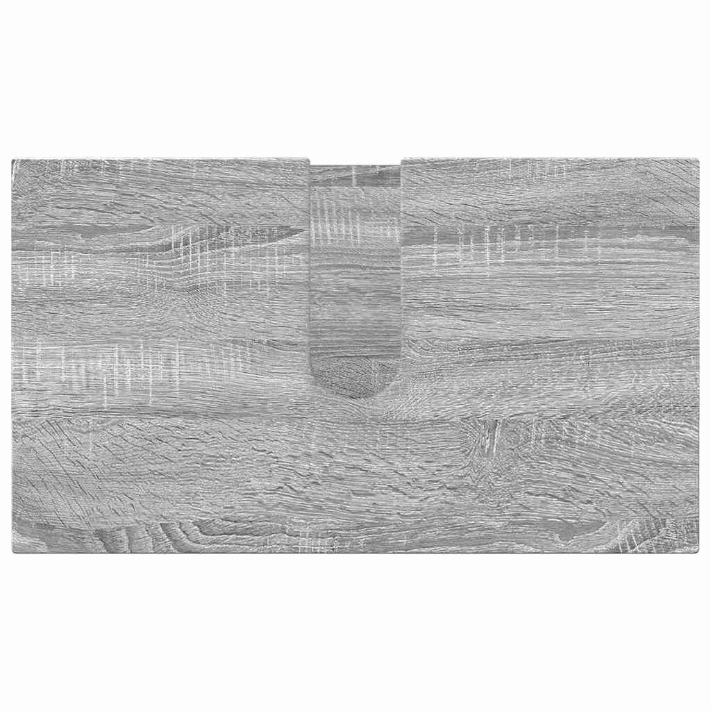 Vonios baldų rinkinys 5 vnt. Pilkas Sonoma 61 x 35 x 64 cm