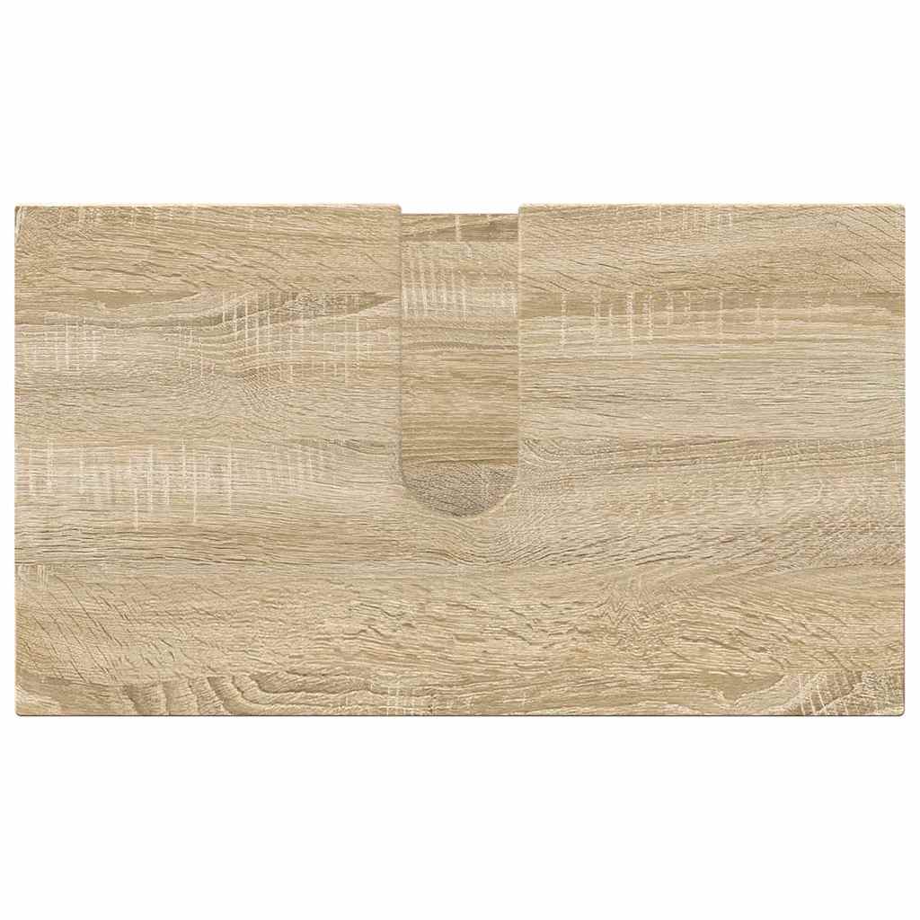 Vonios baldų rinkinys su saugykla 4 pcs Sonoma ąžuolas