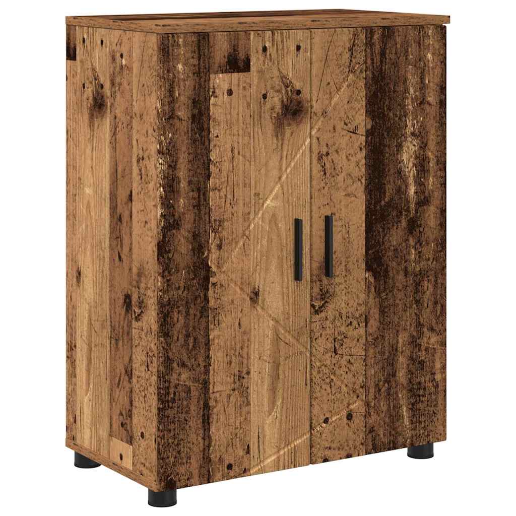 Vonios baldų rinkinys 4 vnt. Senovinis medis 61 x 35 x 64 cm