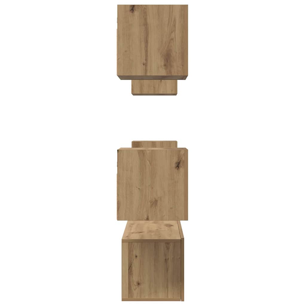 TV cabinet set 6 pcs Artisan oak