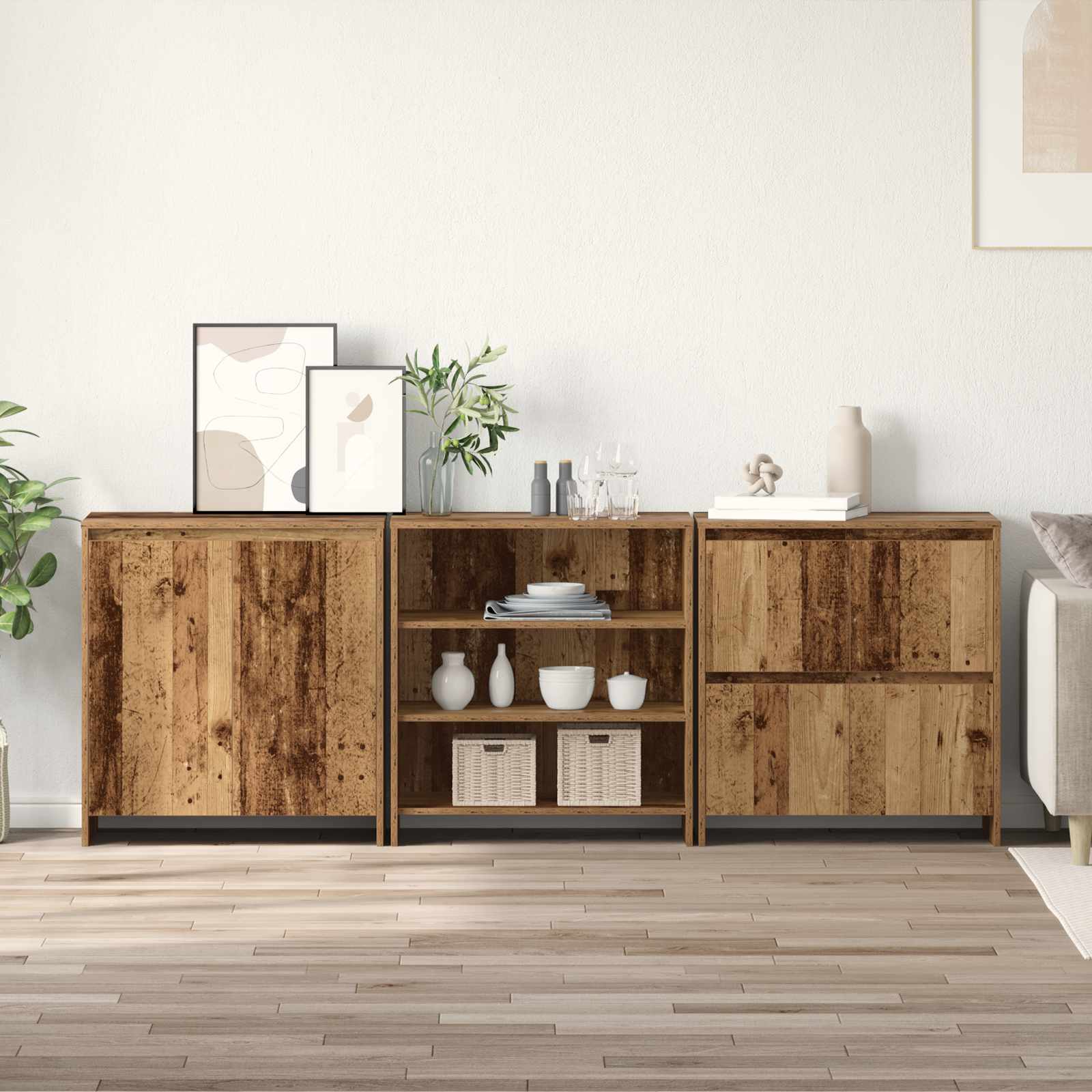 Kabalas 3 pcs Senas medis 70 x 41 x 75 cm Apdirbta mediena