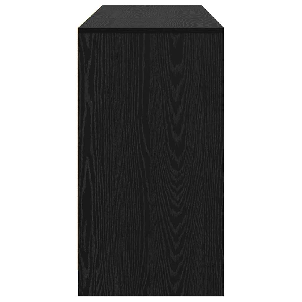 Kabalas 3 pcs juoda ąžuolo 70 x 41 x 75 cm Apdirbta mediena