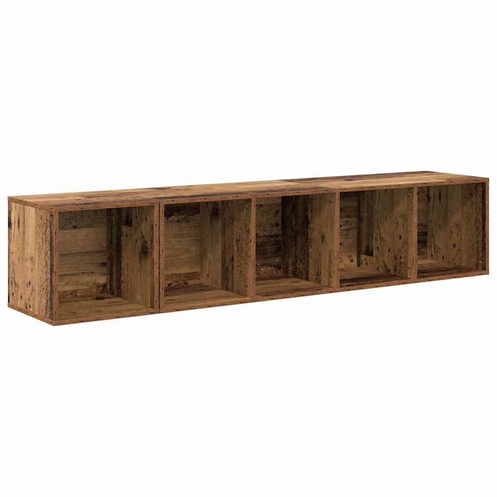 TV skapja komplekts, 2 gab., veca koka, 37 x 37 x 142,5 cm