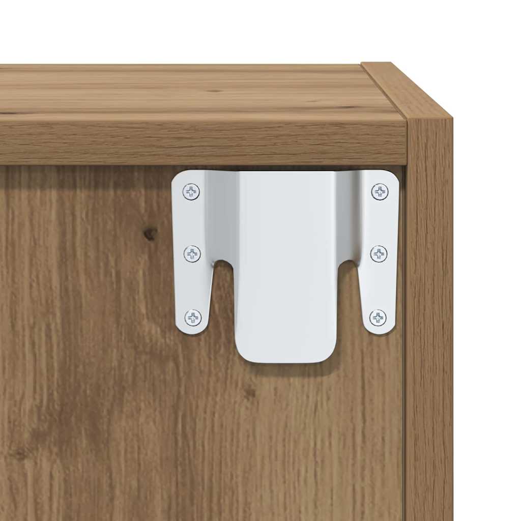 TV cabinet set with storage 2 pcs artisan oak