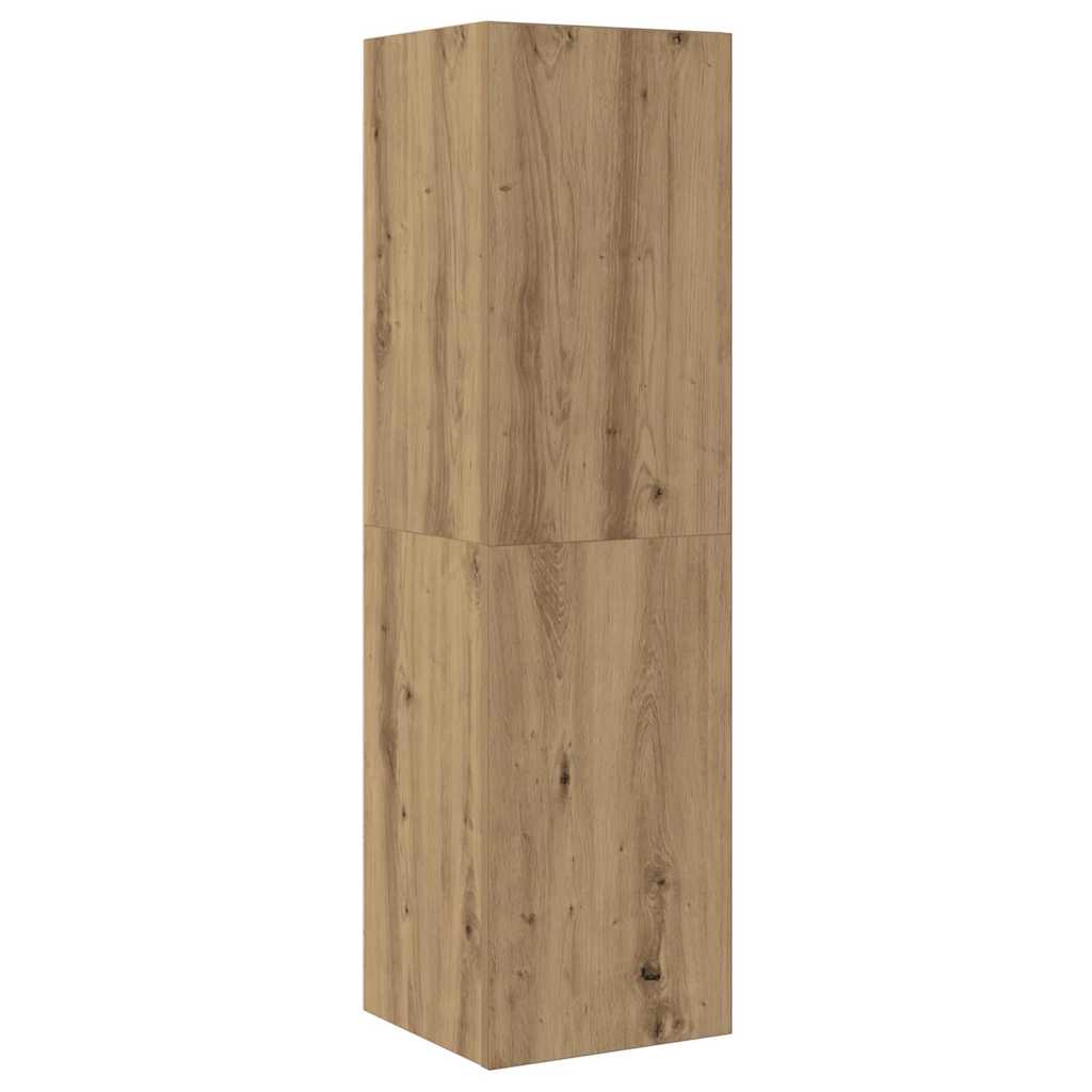 Sieninis televizoriaus stovas 4 pcs Amatininkų ąžuolas