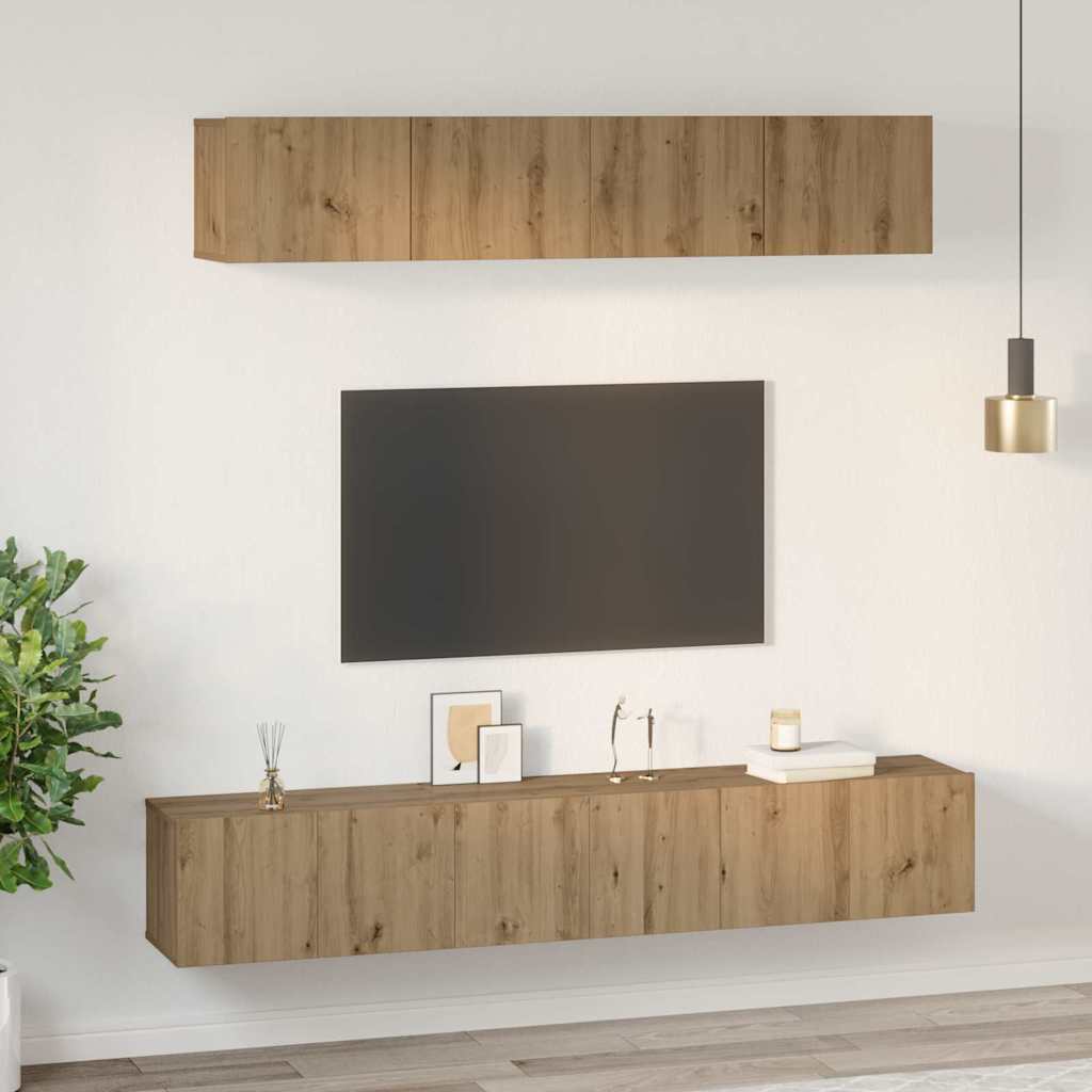 TV spintelių komplektas 5 vnt. Amatininkų ąžuolas