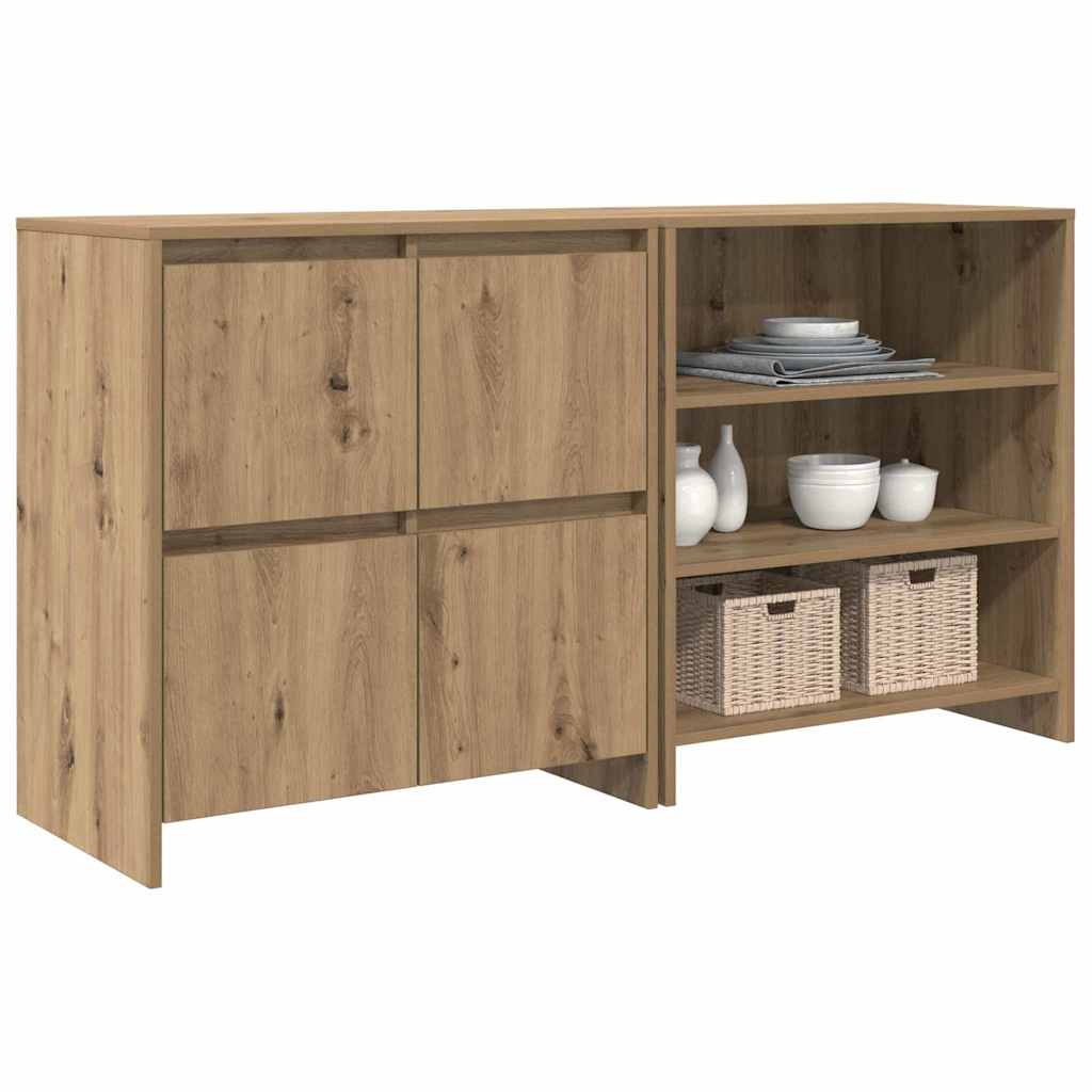 Kabalas 2 pcs artisano ąžuolo 70 x 41 x 75 cm Apdirbta mediena