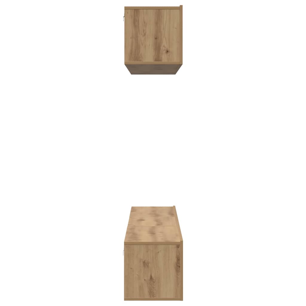 TV cabinet set 5 pcs Artisan oak