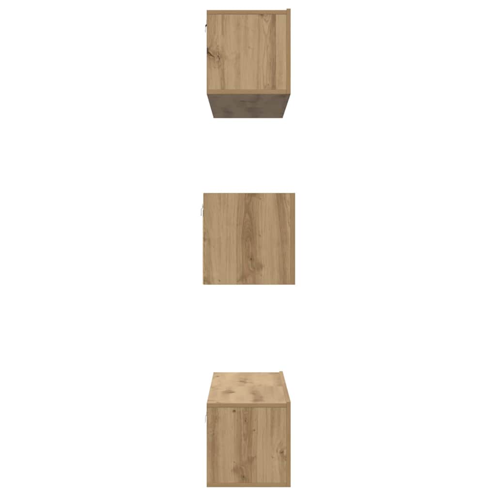 TV cabinet set 6 pcs Artisan oak