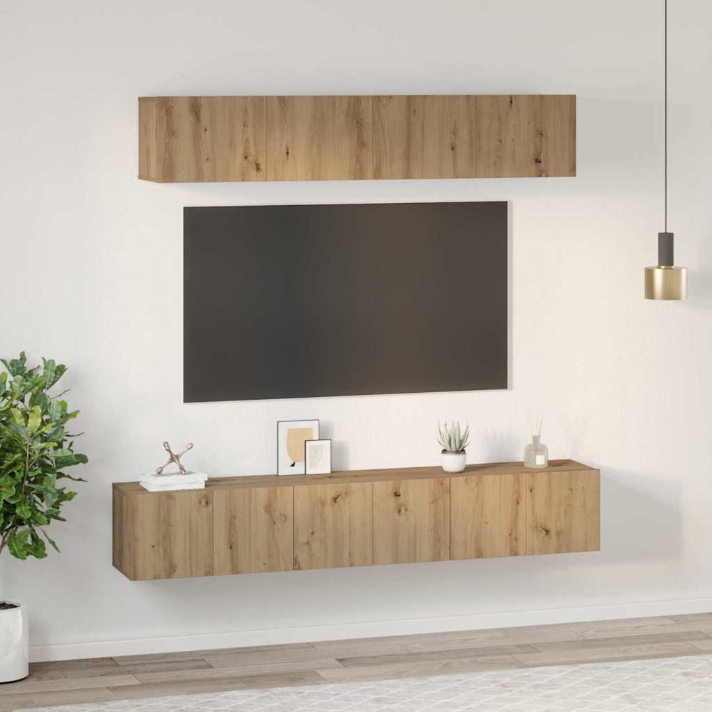 TV spintelių komplektas 5 vnt. Amatininkų ąžuolas