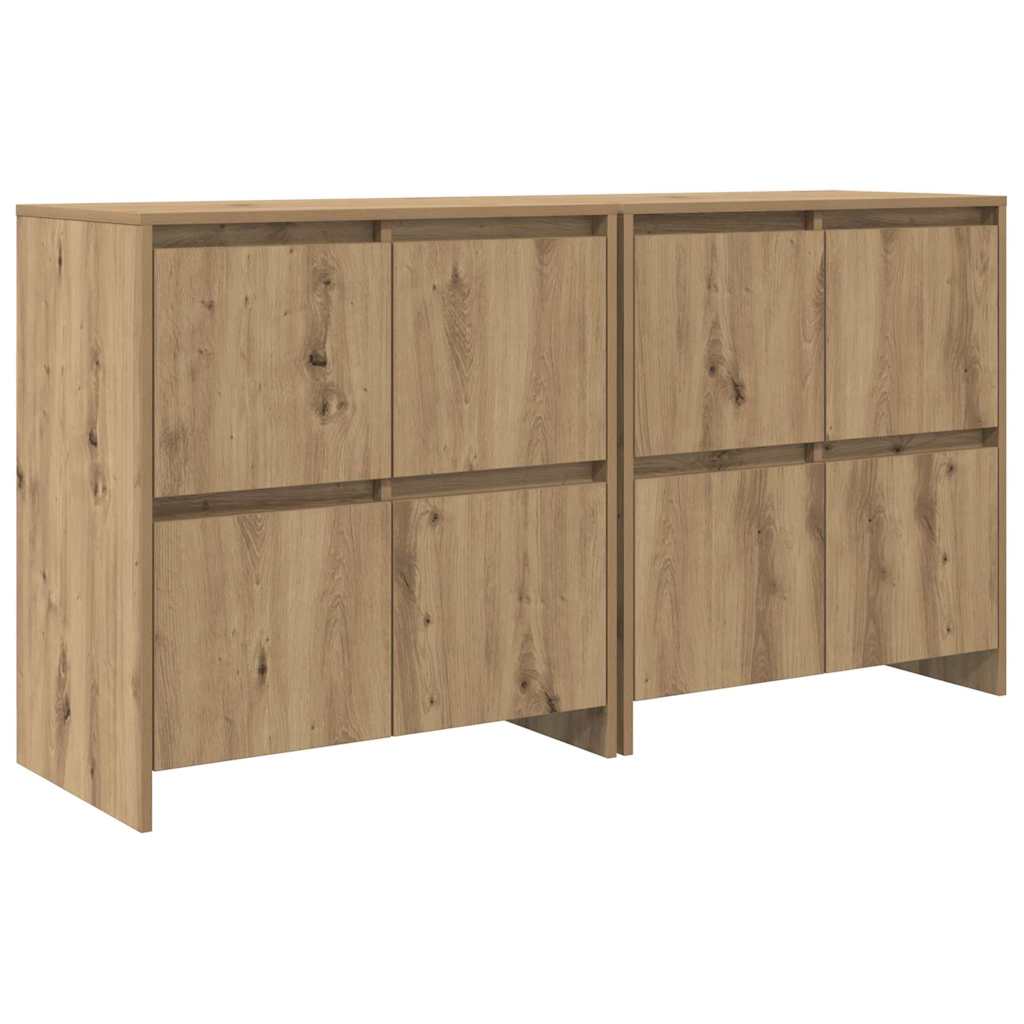 Kabalas 2 pcs artisano ąžuolo 70 x 41 x 75 cm Apdirbta mediena