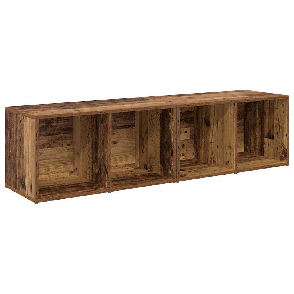 TV spintelių komplektas 2 pcs Senovinis medis 37 x 35 x 72 cm