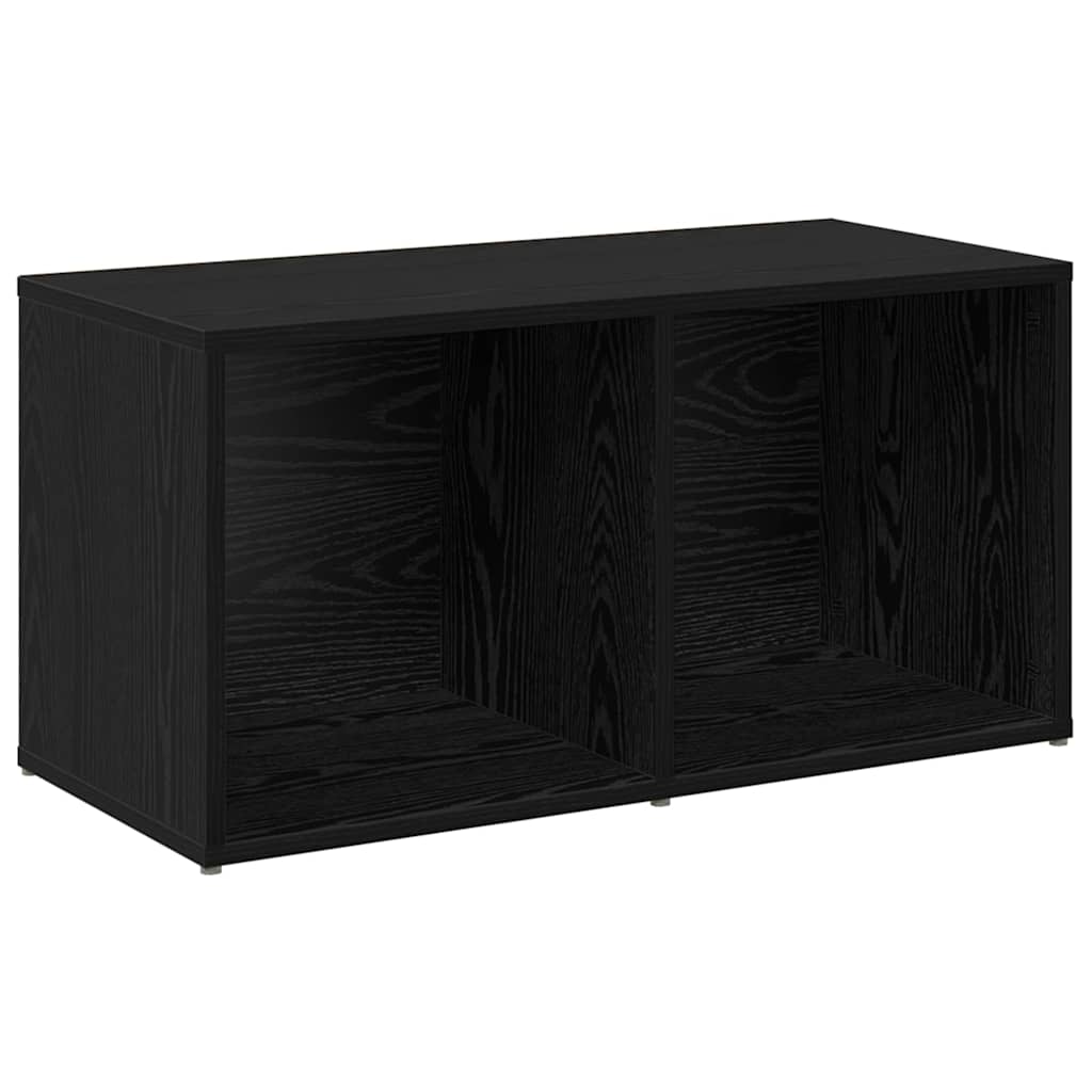 TV spintelių komplektas 2 pcs Juodas ąžuolas 37 x 35 x 72 cm