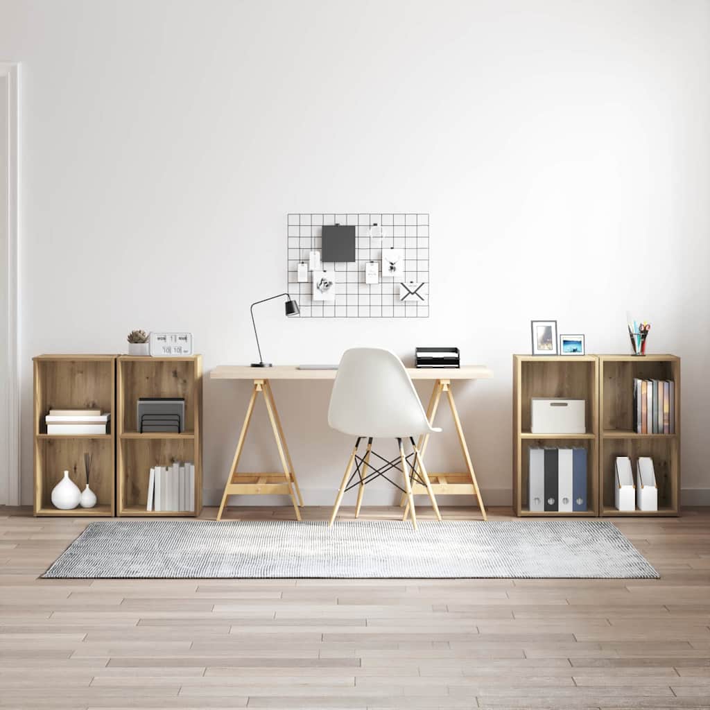 TV spintelių komplektas 4 pcs Meistro ąžuolas 72 x 35 x 36.5 cm