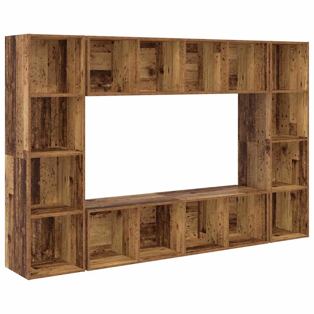TV spintelių komplektas 4 pcs Ruda 37 x 37 x 142.5 cm