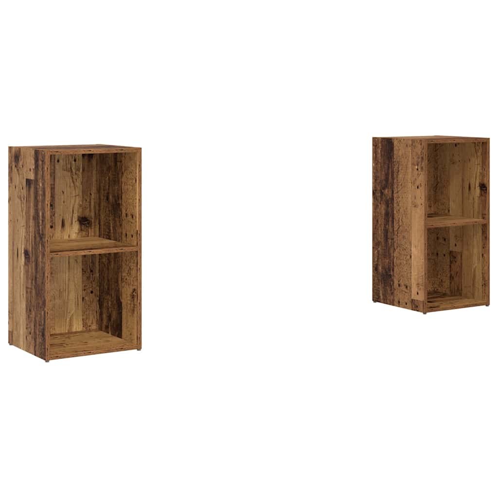 TV spintelių komplektas 2 pcs Senas medis 72 x 35 x 36.5 cm