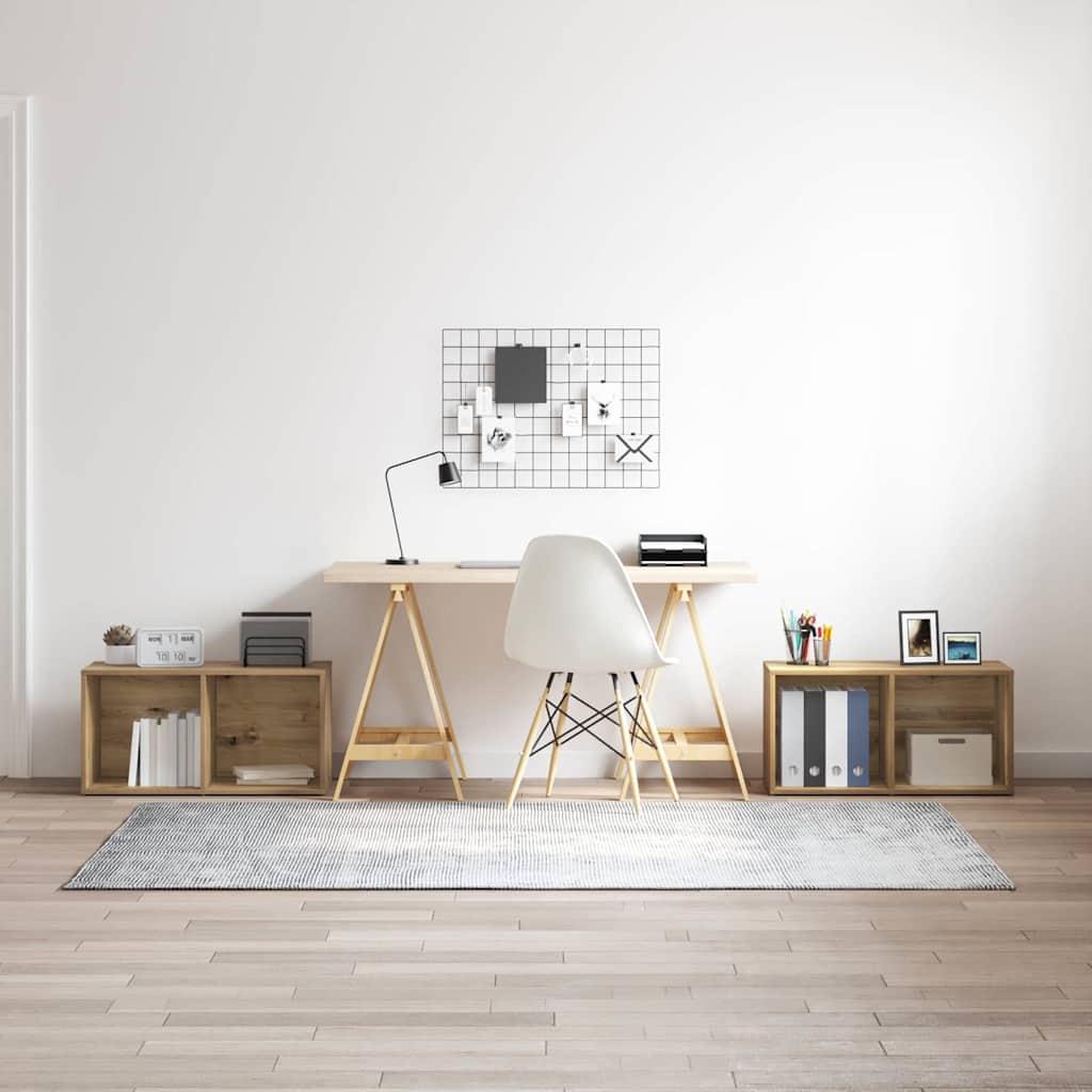 TV cabinet set 2 pcs Artisan oak 72 x 35 x 36.5 cm