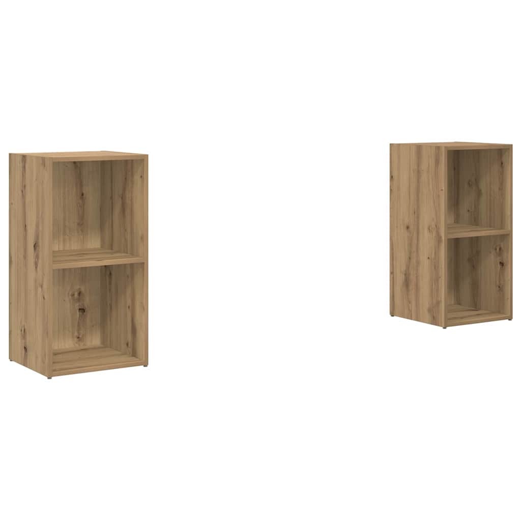 TV cabinet set 2 pcs Artisan oak 72 x 35 x 36.5 cm