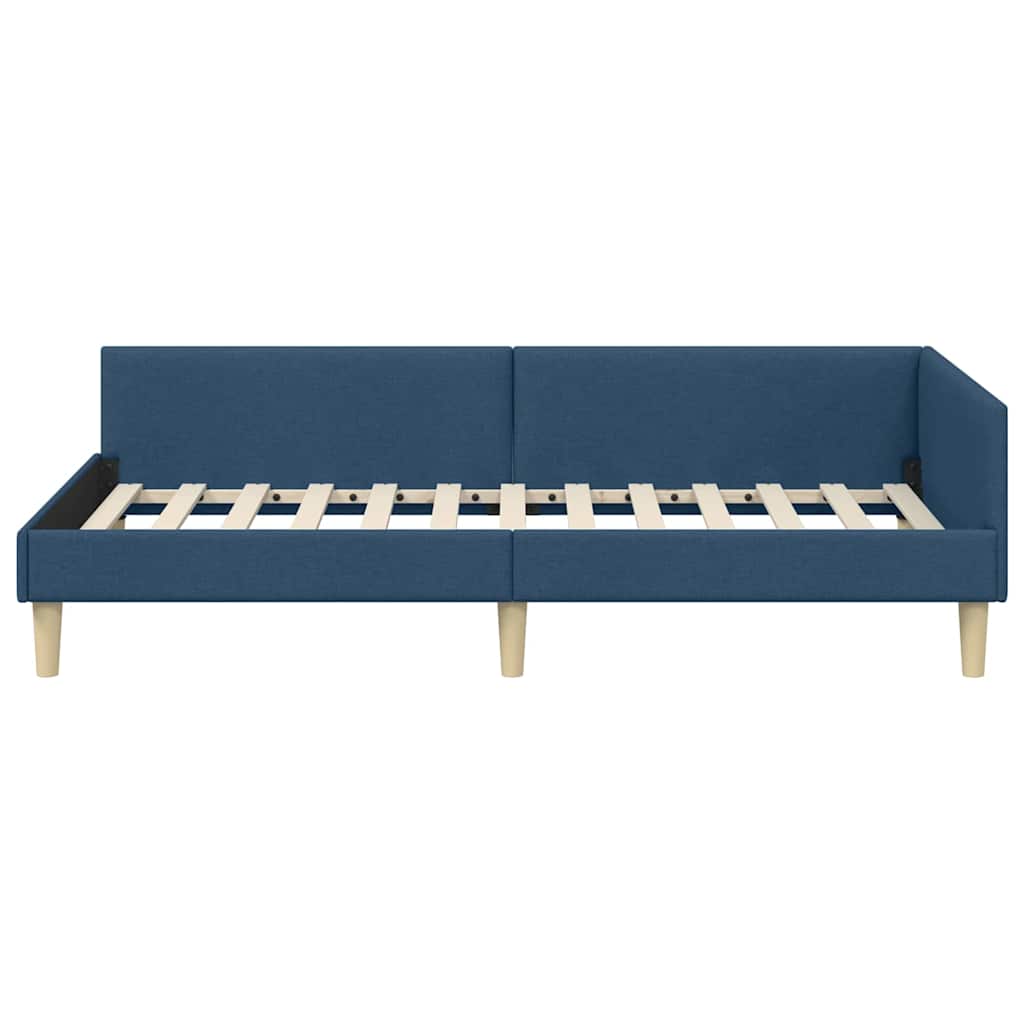 Kampinė lovos konstrukcija Kita Mėlyna 80 x 200 cm