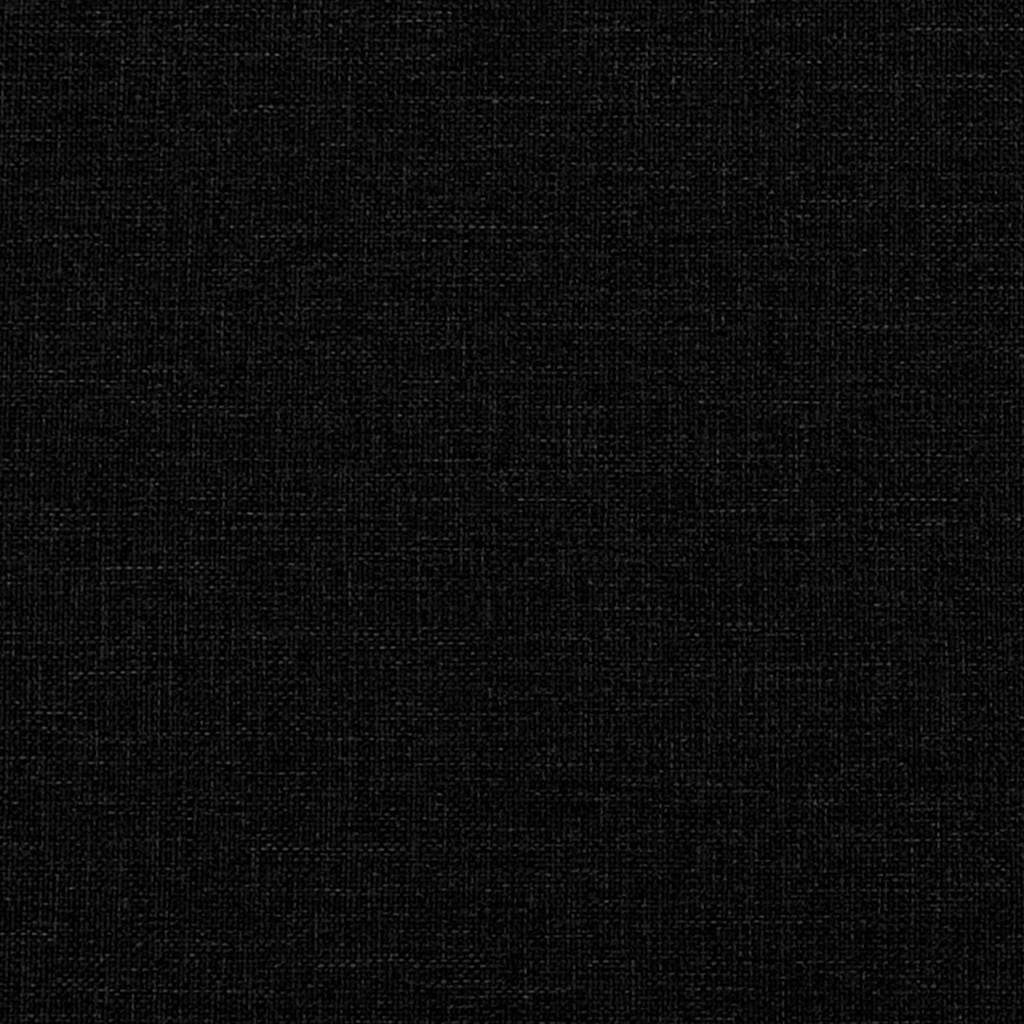 Kampinė lovos konstrukcija Kita su galvūgalio Juoda 80 x 200 cm
