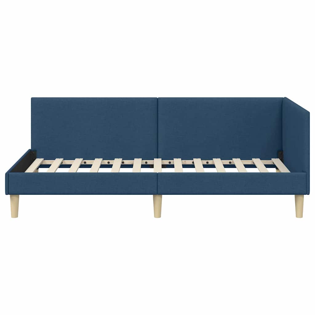 Kampinė lovos konstrukcija Kita Mėlyna 90 x 200 cm