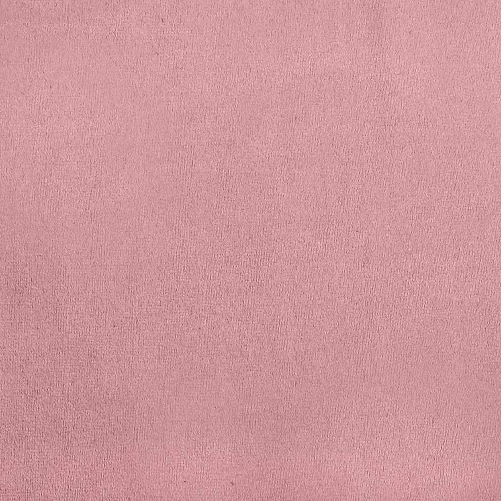 Kampinė lovos konstrukcija Rožinė 100 x 200 cm Aksomas