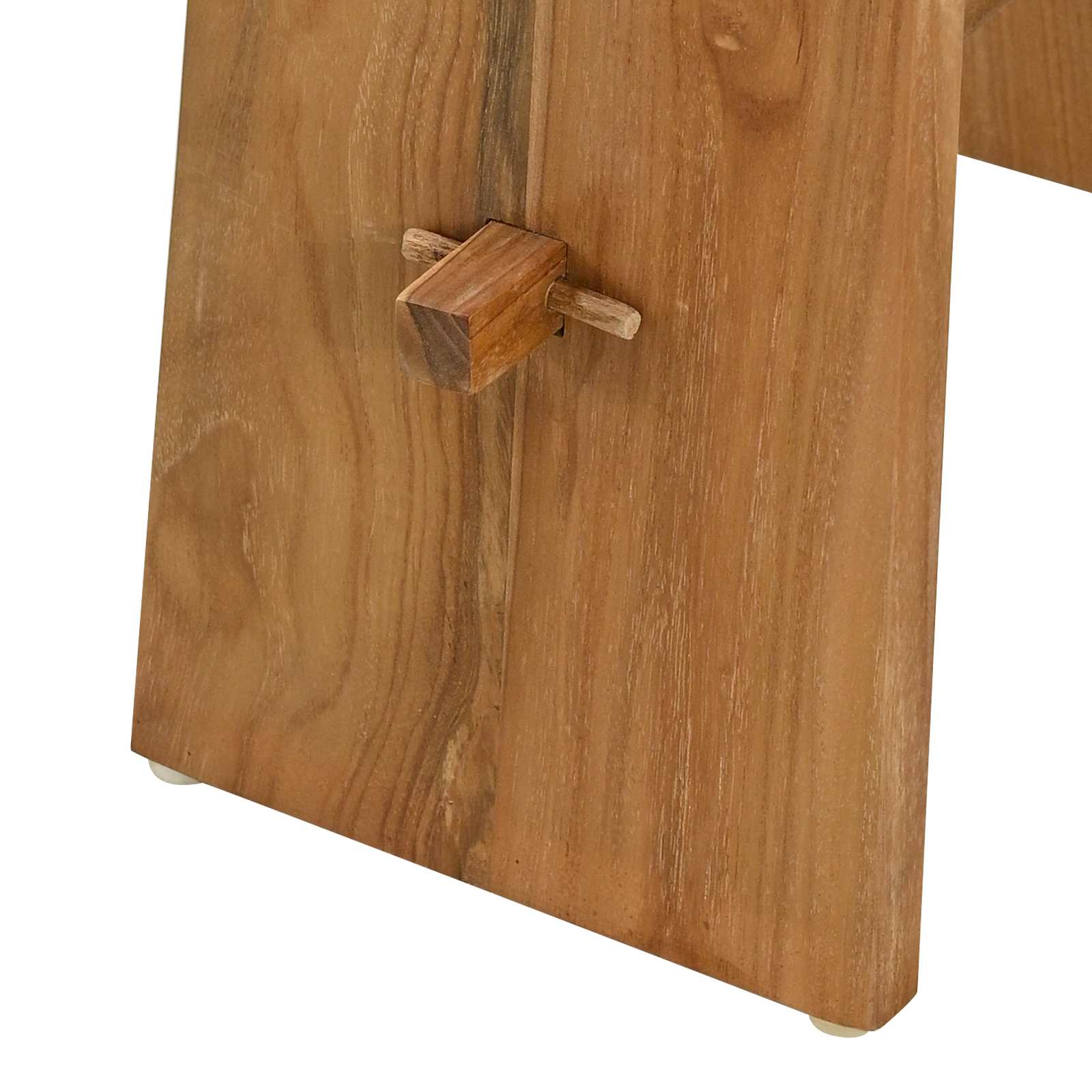 Vannas istabas taburete brūna 50 x 29,5 x 50,5 cm masīvs tīkkoks