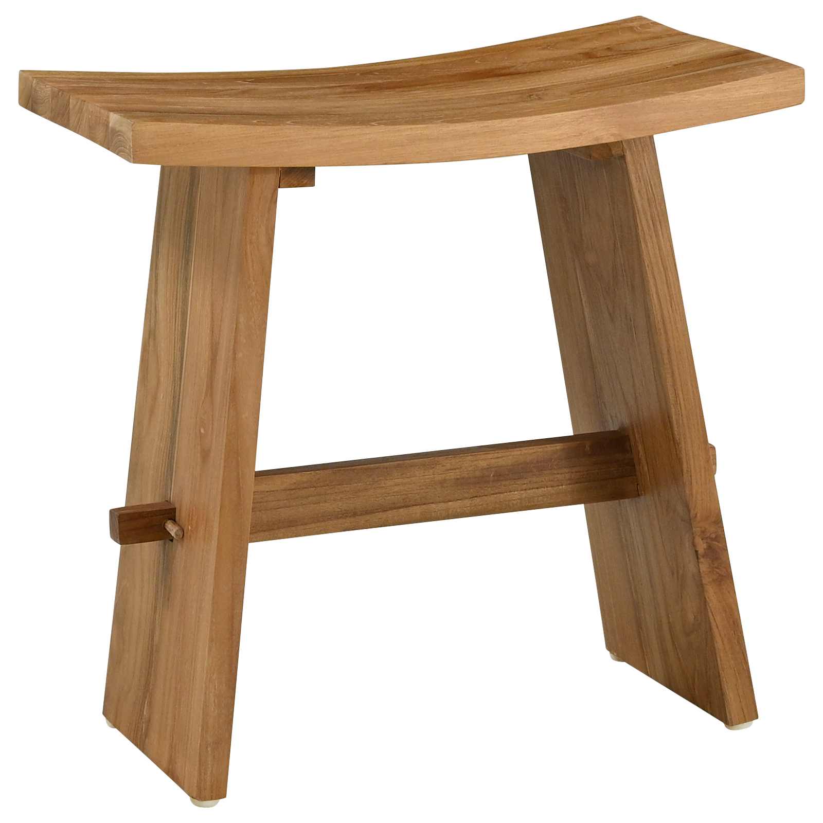Vannas istabas taburete brūna 50 x 29,5 x 50,5 cm masīvs tīkkoks