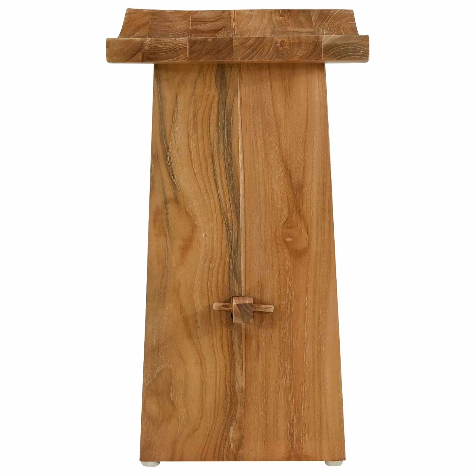 Vannas istabas taburete brūna 50 x 29,5 x 50,5 cm masīvs tīkkoks