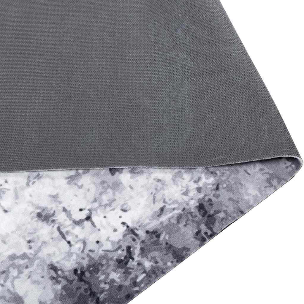 Kitchen Mat Grey 150 x 45 cm Velvet