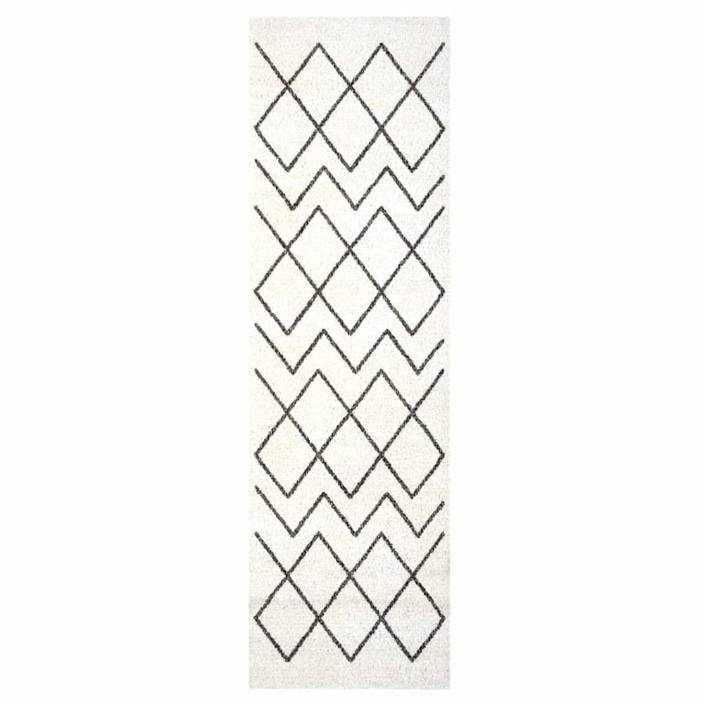 Virtuvės kilimas Balta 150 x 45 cm Aksomas