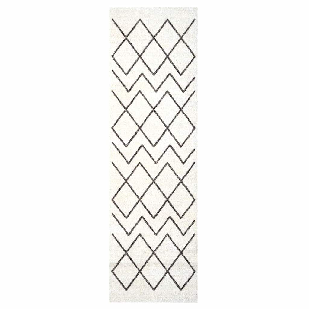 Virtuvės kilimas Balta 150 x 45 cm Aksomas