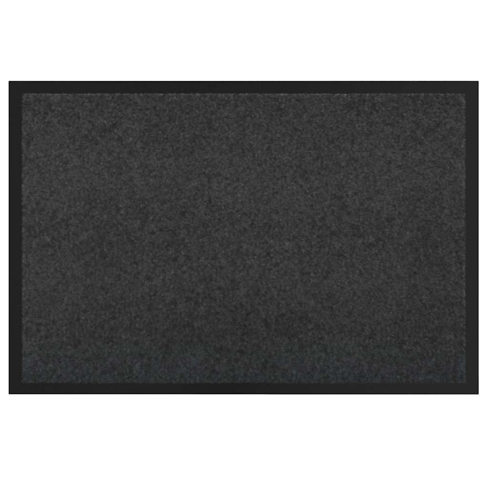Durvju paklājiņš Antracīts 80 x 120 cm Teddy Audums