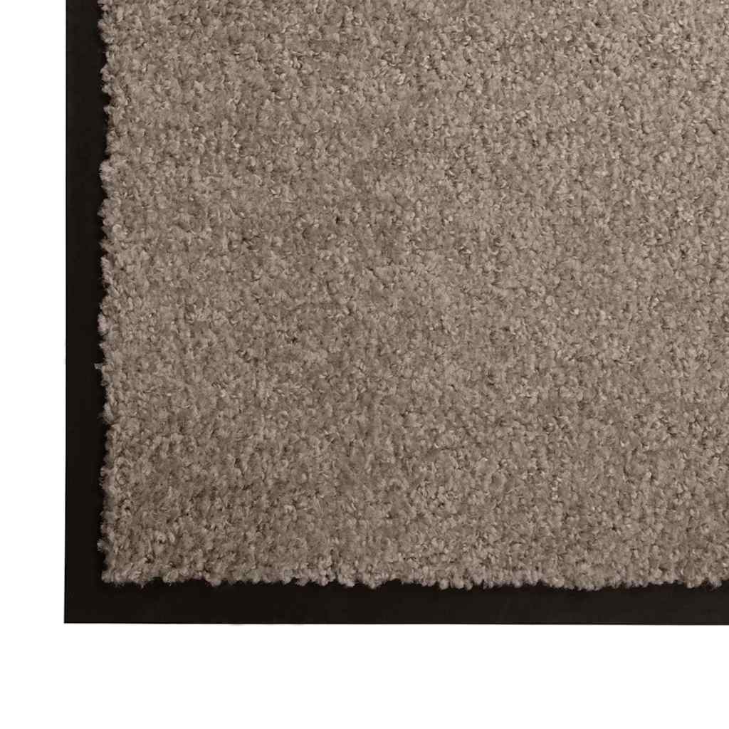 Doormat Sand 60 x 40 x 1.2 cm Teddy Fabric