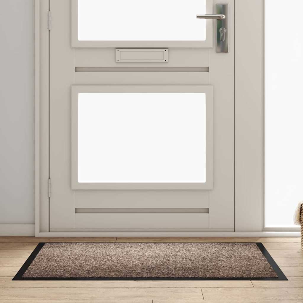 Doormat Sand 60 x 40 x 1.2 cm Teddy Fabric