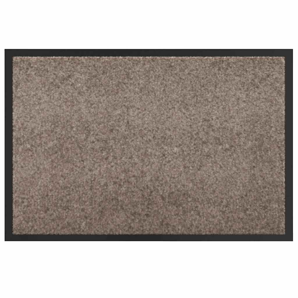 Doormat Sand 60 x 40 x 1.2 cm Teddy Fabric