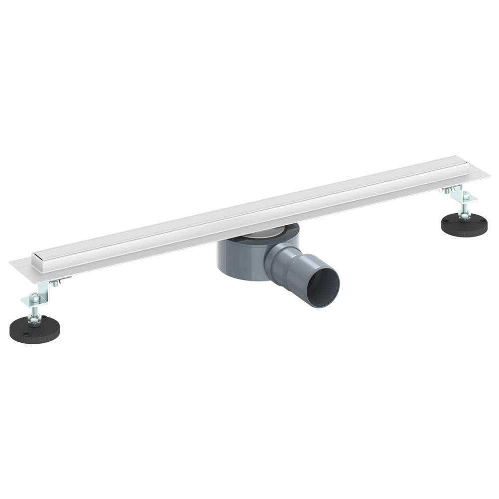 360° Dušo Nutekėjimas su Plonu Modeliu Sidabro 60 cm
