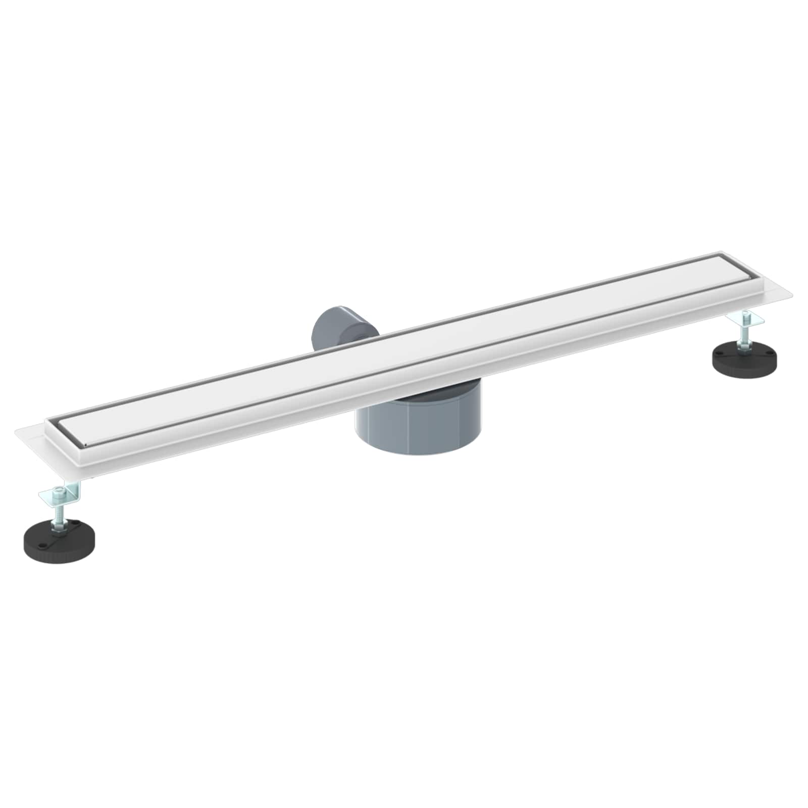 Dušo nuotekų 2-in-1 su 360° sifonu Sidabro 70 cm